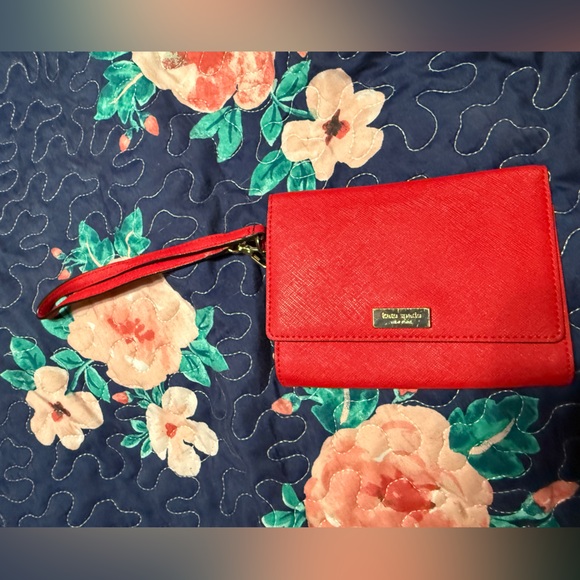kate spade Handbags - Red Kate Spade wristlet